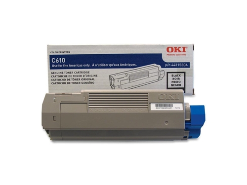 OKI 44315304 Black Original Toner - C610N / C610CDN - 1