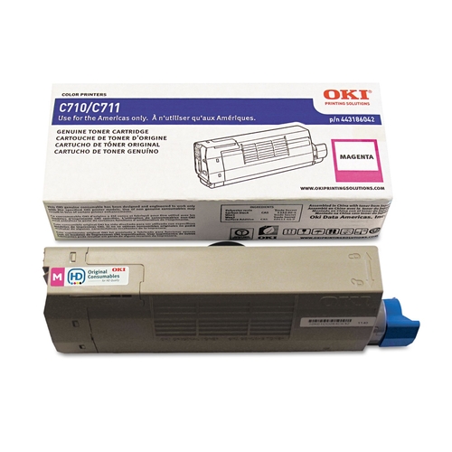 OKI 44318602 Kırmızı Orjinal Toner - C711 Serisi - 1