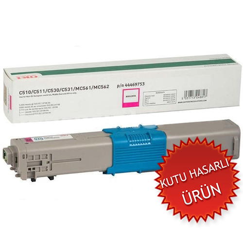 OKI 44469753 Magenta Original Toner High Capacity - C510 / 530 (Damaged Box)