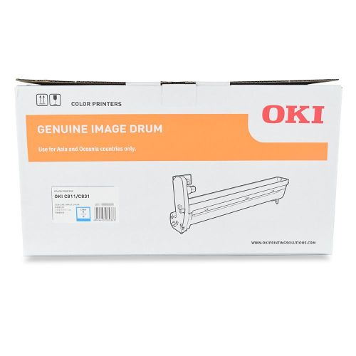 OKI 44844423 Cyan Drum Unit C822 / C831 / C841 - 1