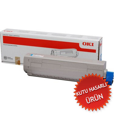 OKI 44844507 Cyan Original Toner - C831 / C841 (Damaged Box)