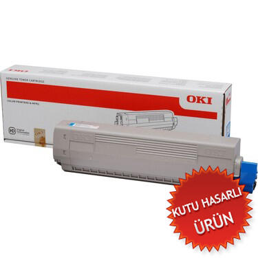 OKI 44844507 Cyan Original Toner - C831 / C841 (Damaged Box) 