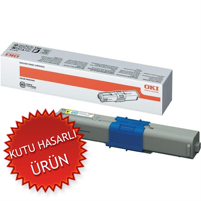 OKI - OKI 44973541 Sarı Orjinal Toner - C301 / C321 (C)