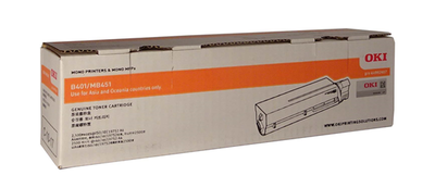 OKI 44992406 B401, MB441, MB451 Original Toner 1,500 Page 