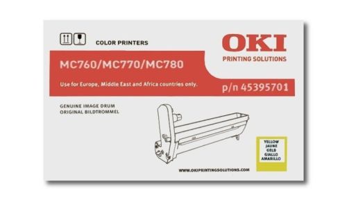 OKI 45395701 MC760 / MC770 / MC780 Yellow Drum Unit 30.000 Page - 1