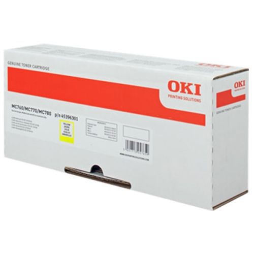 OKI 45396301 Yellow Original Toner MC760 / MC770 / MC780 - 1