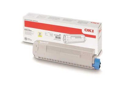 OKI - OKI 45862837 Sarı Orjinal Toner - MC853 / MC873