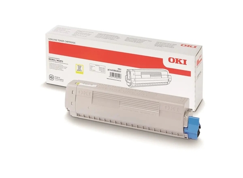 OKI 45862837 Sarı Orjinal Toner - MC853 / MC873