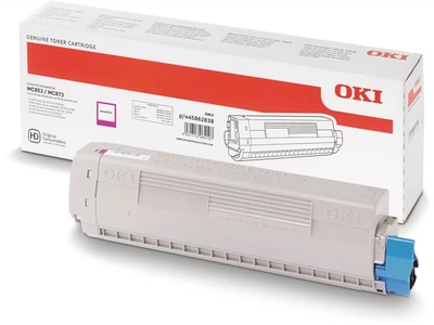 OKI - OKI 45862838 Kırmızı Orjinal Toner - MC853 / MC873