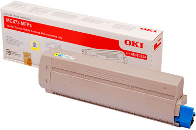 OKI 45862845 Sarı Orjinal Toner - MC873 (T7297) - 1