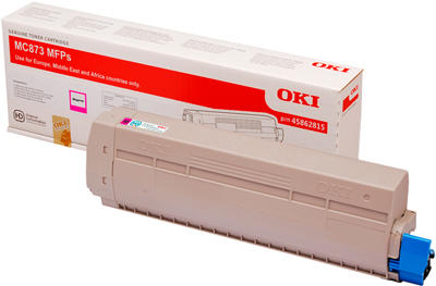 OKI 45862846 MC873 Magenta Original Toner 