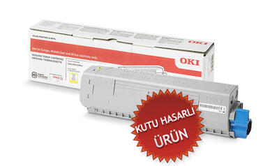 OKI 46471105 Yellow Original Toner C823 / C833 / C843 (Damaged Box) 