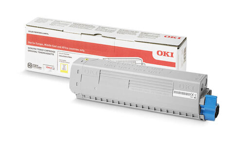 OKI 46471105 Sarı Orjinal Toner - C823 / C833 (T12800) - 1