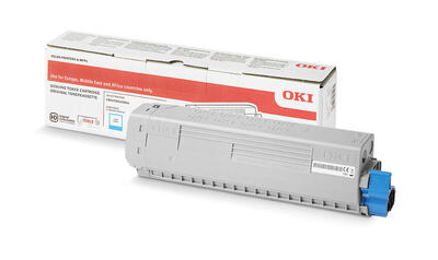 OKI 46471107 Cyan Original Toner C823 / C833 / C843 