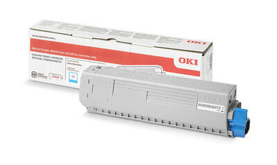 OKI 46471107 Cyan Original Toner C823 / C833 / C843 - 2