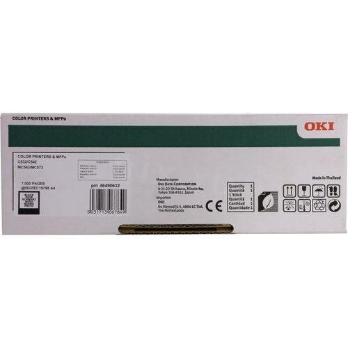 OKI 46490632 C532 / MC563 / MC573 / C542 Black Original Toner - 1