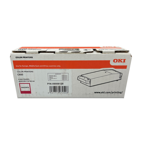 OKI 09006128 Kırmızı Orjinal Toner - C650 - 1