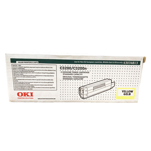 OKI 43034813 Sarı Orjinal Toner - C3200 (T5123) - 1