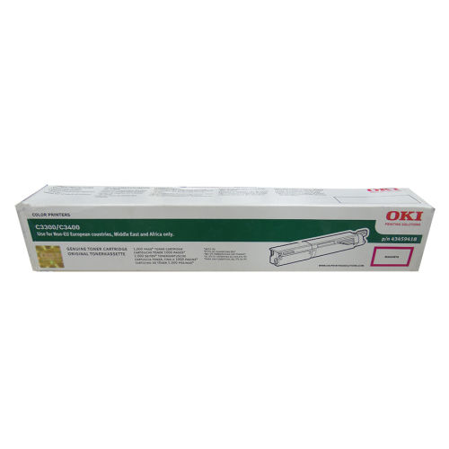 OKI C3300/ C3400 43459418 Magenta Original Toner - 1