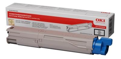 OKI C3300 / C3400 / C3450 Black Original Toner (43459444) 