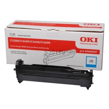 OKI C3300/ C3400 / C3450 / C3600 43460207 Cyan Drum Unit - 1