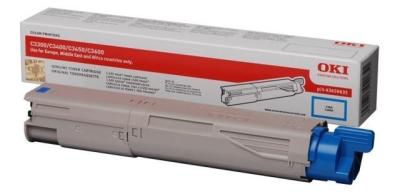 OKI C3300 / C3400 / C3450 Cyan Original Toner (43459407) 