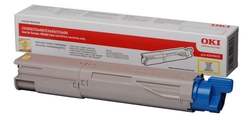 OKI 43459441 Sarı Orjinal Toner - C3300 / C3400 (T7694) - 1