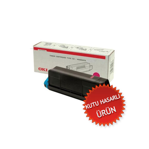 OKI 42127406 Kırmızı Orjinal Toner - C5100 / C5200 (C) (T15672) - 1