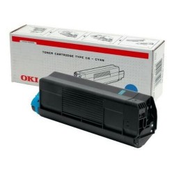 OKI C5100-C5200-C5300-C5400 42127407 Cyan Original Toner 