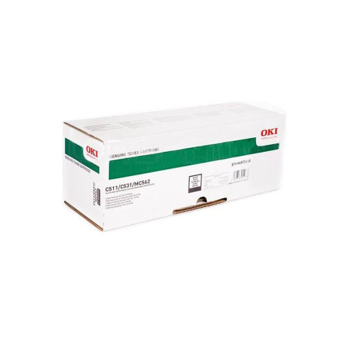 OKI C511, C531, C510, C530, MC562 44973540 Black Original Toner - 1