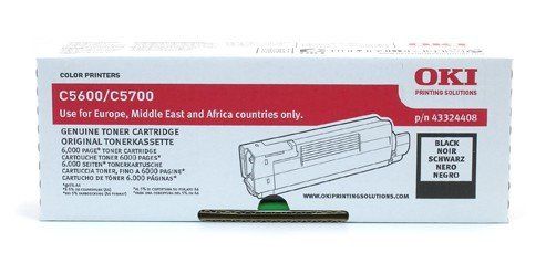 OKI C5600 / C5700 43324408 Black Original Toner - 1