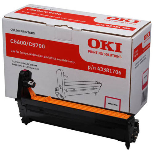 OKI 43381706 Kırmızı Orjinal Drum Ünitesi - C5600 / C5700 (T6903) - 1