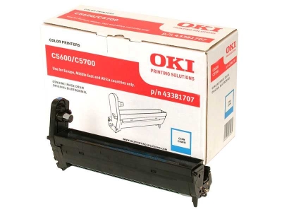 OKI C5600-C5700 43381707 CYAN ORIGINAL DRUM UNIT 