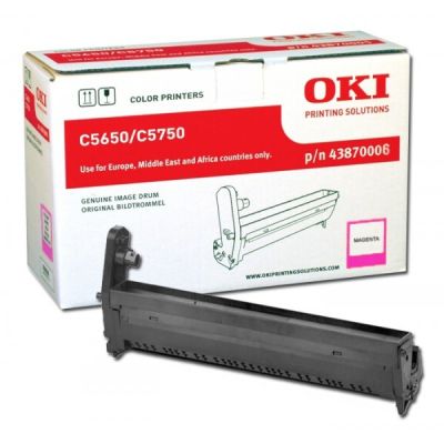 OKI 43870006 Kırmızı Orjinal Drum Ünitesi - C5650 / C5750 (T3909) - 1