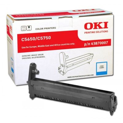 OKI C5650 / C5750 43870007 Cyan Original Drum Unit - 1