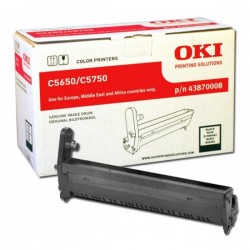 OKI C5650 / C5750 43870008 Black Original Drum Unit 