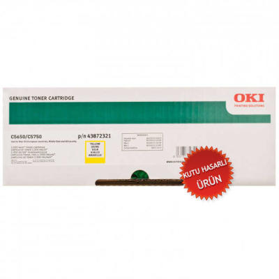 OKI C5650 / C5750 43872321 Yellow Original Toner 