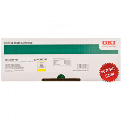 OKI C5650 / C5750 43872321 Yellow Original Toner (U) 