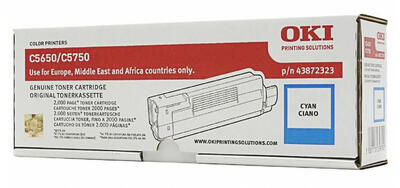 OKI C5650 / C5750 43872323 Cyan Original Toner 