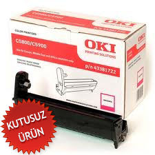 OKI 43381722 Kırmızı Orjinal Drum Ünitesi - C5800 / C5900 (U) (T10918) - 1