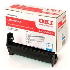 OKI C5800 / C5900 / C5550 43381723 Cyan Drum Unit - 2