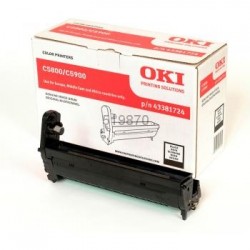 OKI C5800 / C5900 / C5550 43381724 Black Drum Unit 