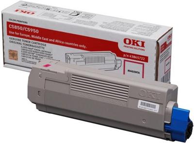 OKI C5850 / C5950 43865722 Magenta Original Toner 