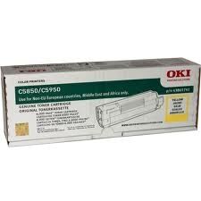 OKI 43865741 Sarı Orjinal Toner - C5850 / C5950 (T4369) - 2