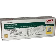 OKI 43865741 Sarı Orjinal Toner - C5850 / C5950 (T4369) - 1