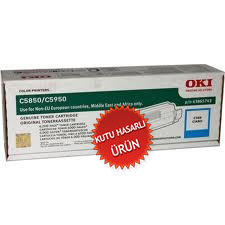 OKI C5850 / C5950 43865743 Cyan Original Toner 