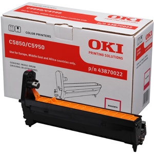 OKI 43870022 Kırmızı Orjinal Drum Ünitesi - C5850 / C5950 (T4286) - 1