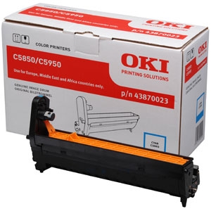 OKI C5850-C5950 43870023 Cyan Drum Unit