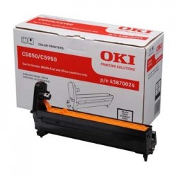 OKI C5850-C5950 43870024 Black Drum Unit 