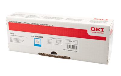 OKI - OKI C610 44315307 Cyan Original Toner